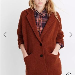 Textured Sweater Blazer